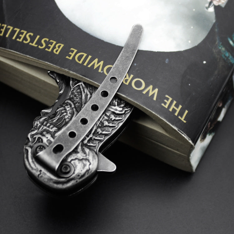 Skull Pocket Knife