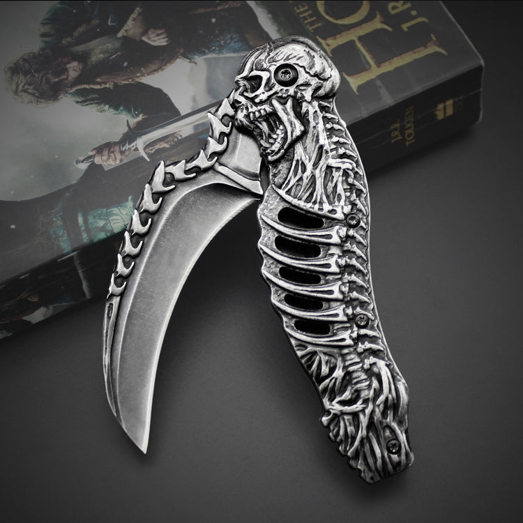 Skull Pocket Knife