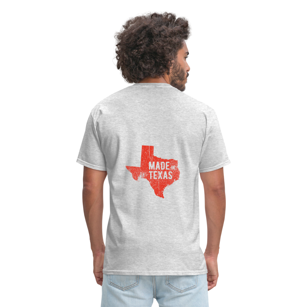 Made in Texas T-shirt - heather gray