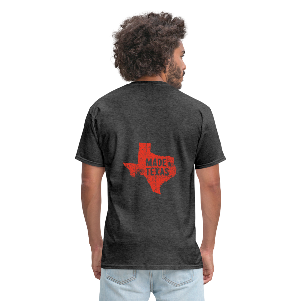 Made in Texas T-shirt - heather black