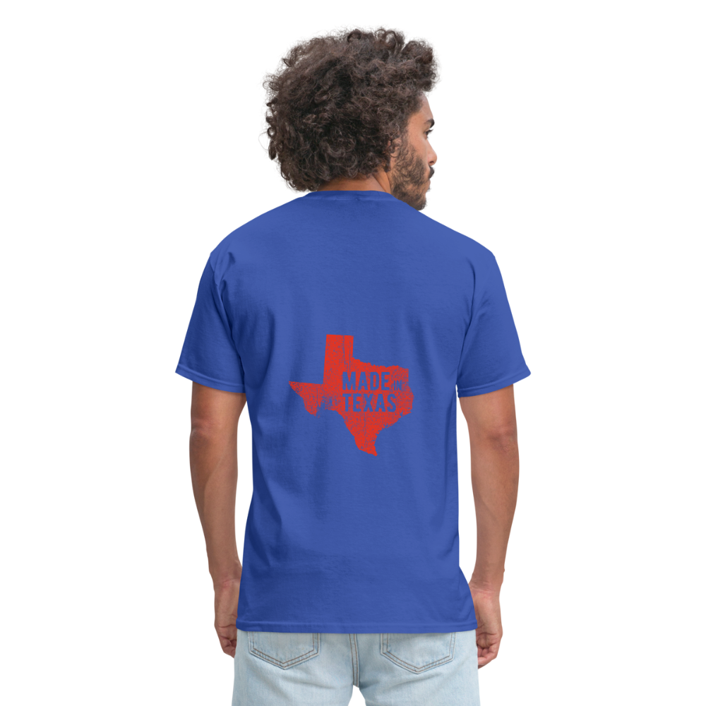 Made in Texas T-shirt - royal blue