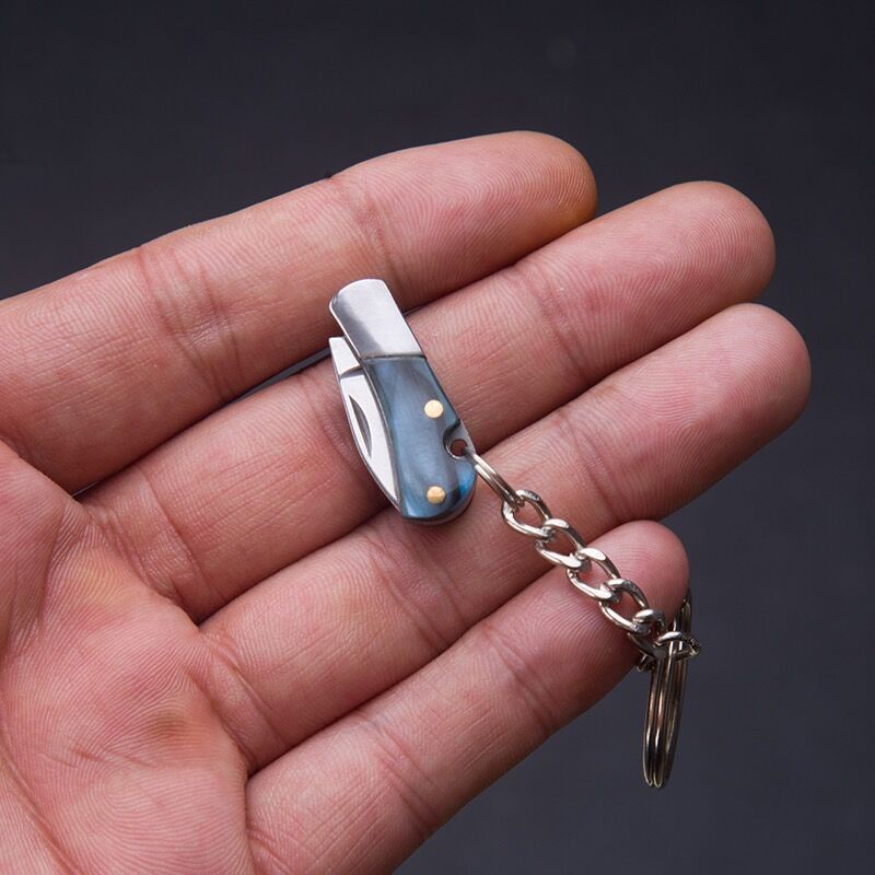 Mini Pocket Knife Keychain