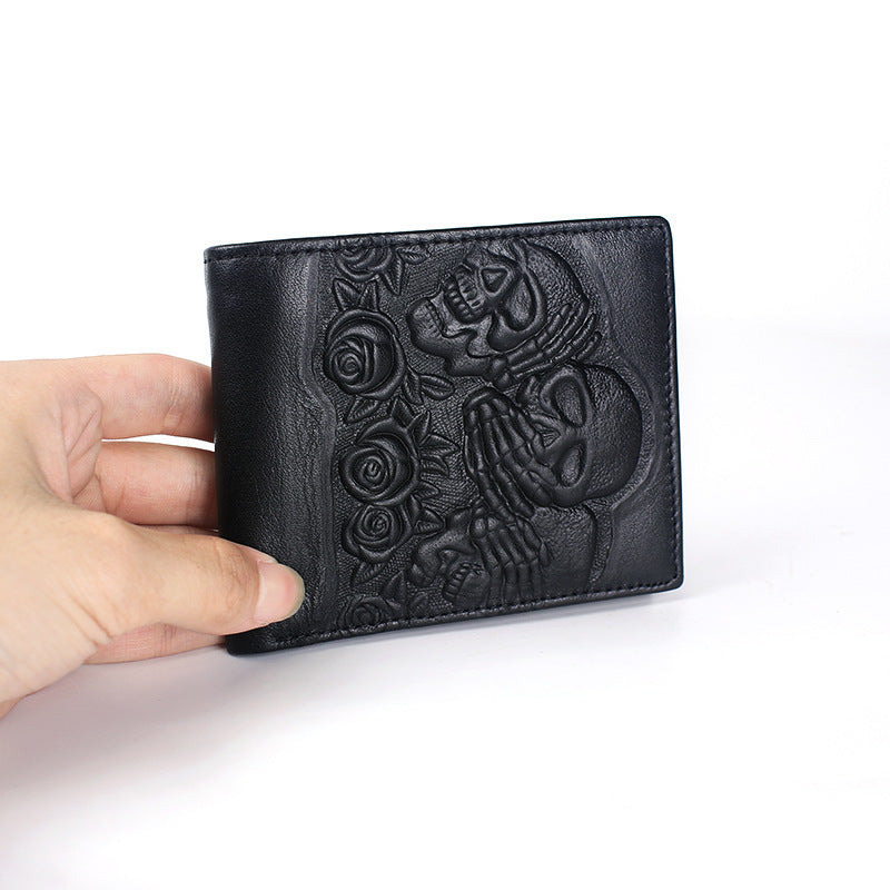 "Hear no evil, Speak no evil, See no evil" Leather Wallet Horizontal And Vertical