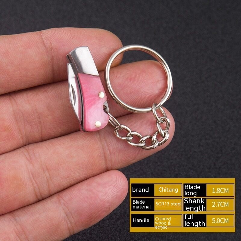 Mini Pocket Knife Keychain