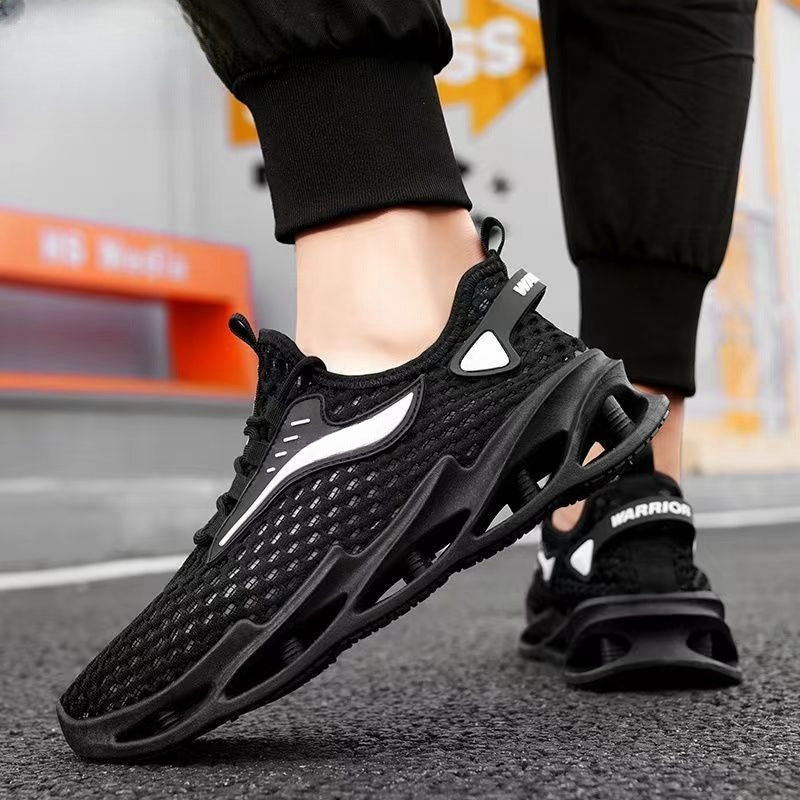 Men's Lace-up Hollow-sole Low Top Running Shoes