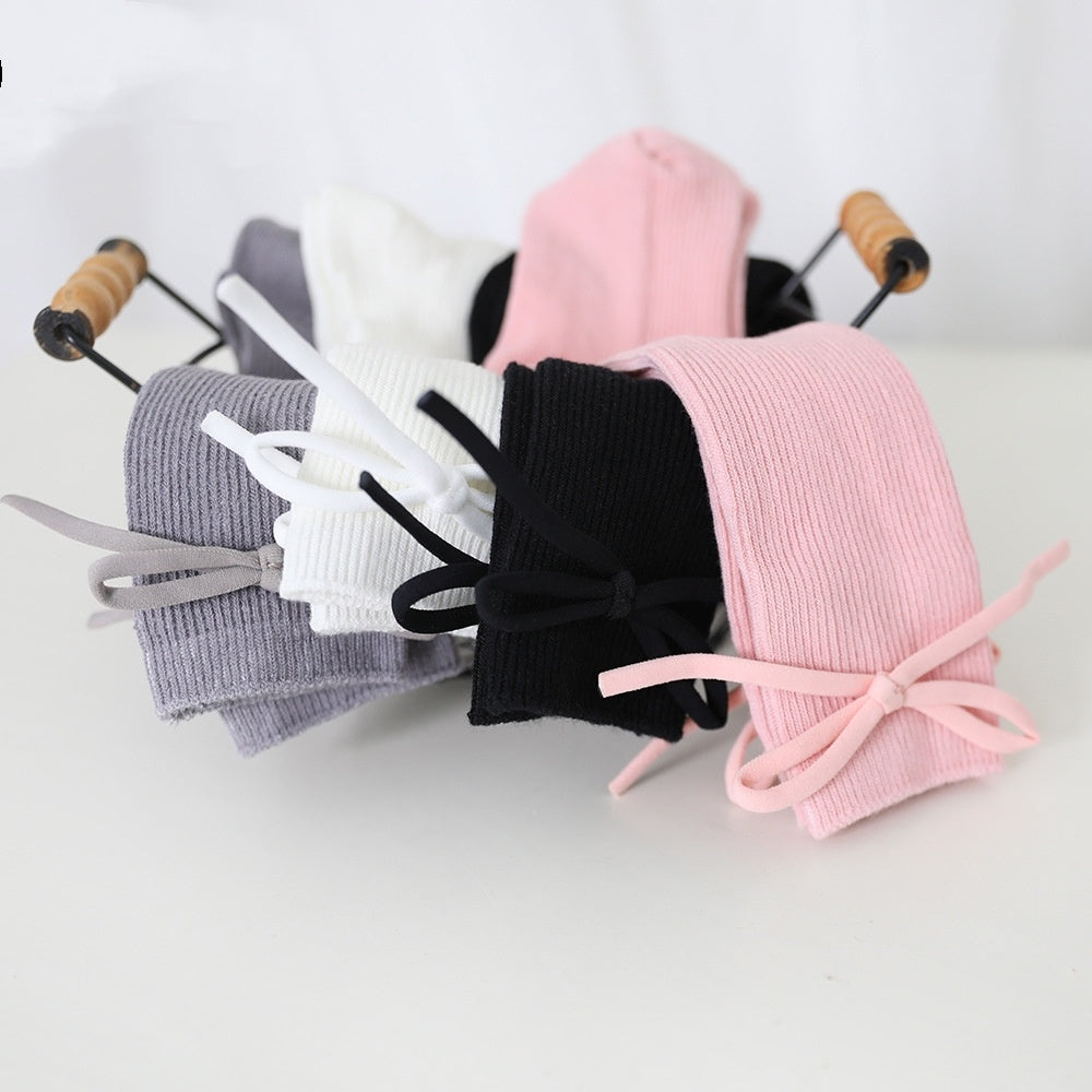 Girls' Bow Tube Socks