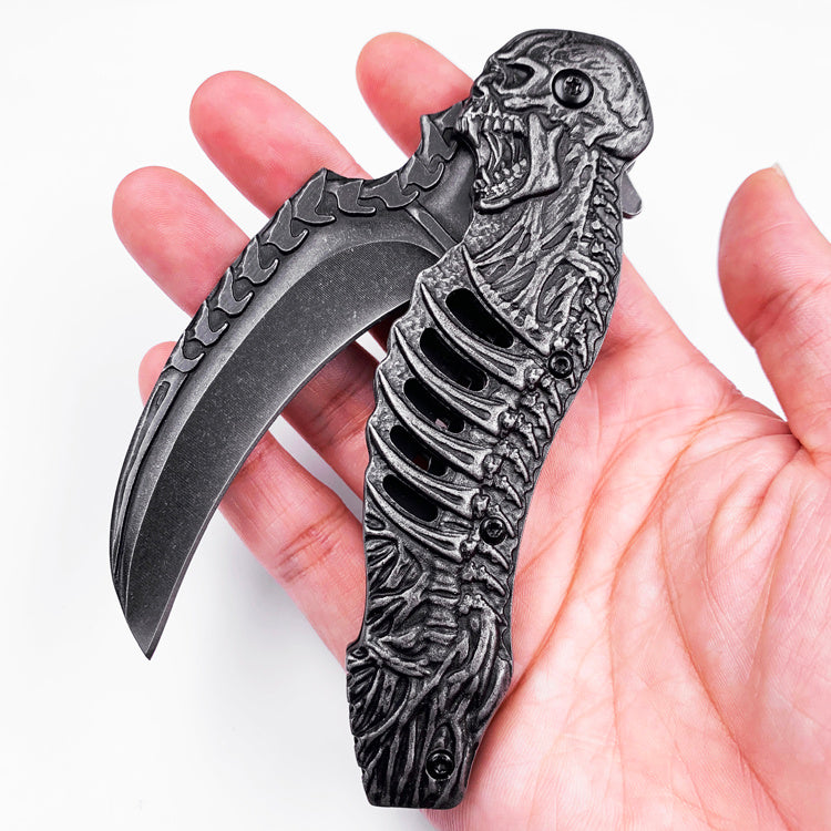 Skull Pocket Knife