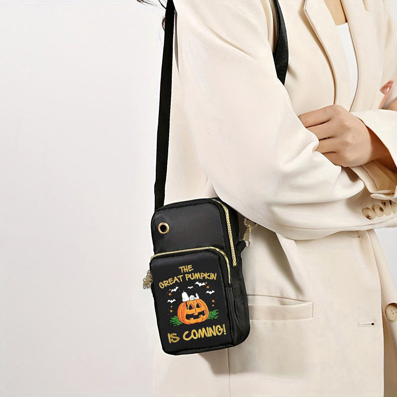 Halloween Pumpkin Pattern Phone Bag/Wallet