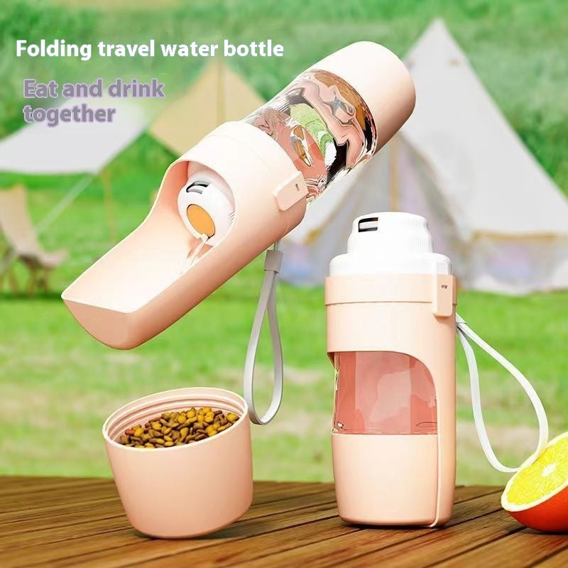 2 In 1 Travel Dog Water Bottle/ Dispenser and food carrier