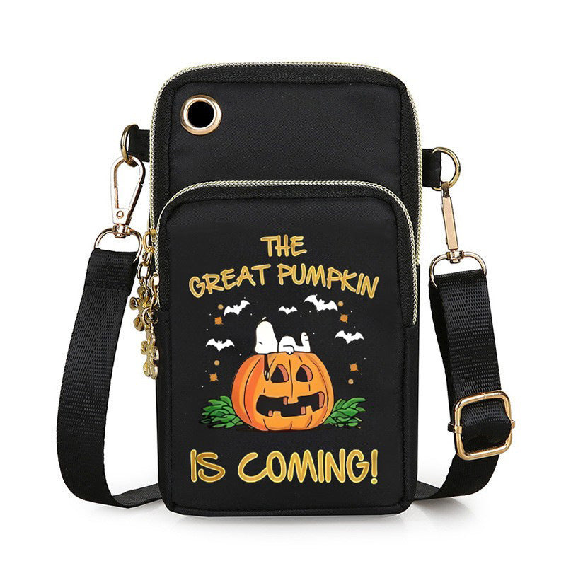 Halloween Pumpkin Pattern Phone Bag/Wallet