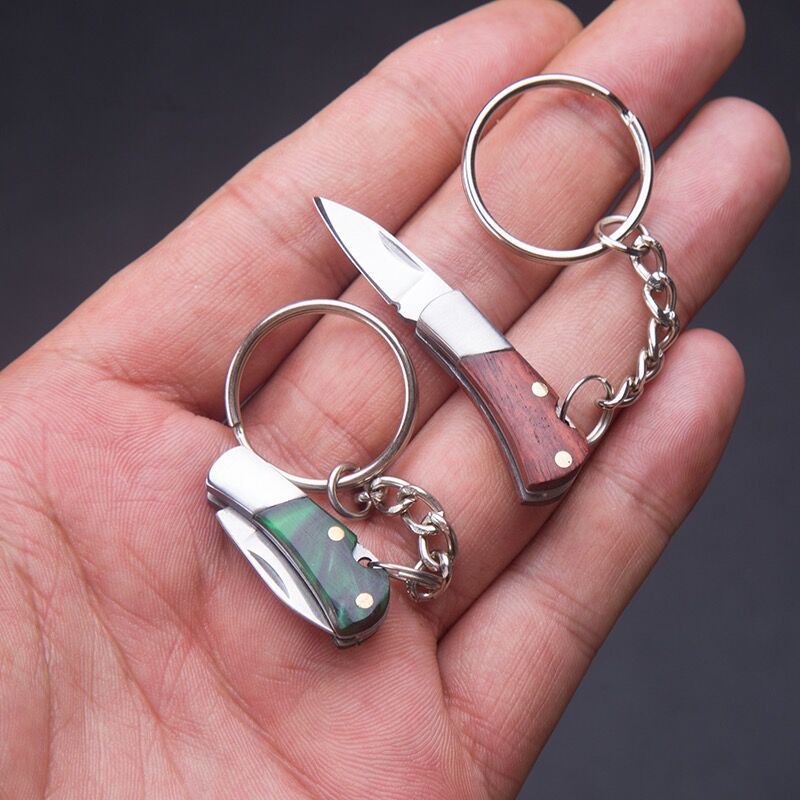 Mini Pocket Knife Keychain