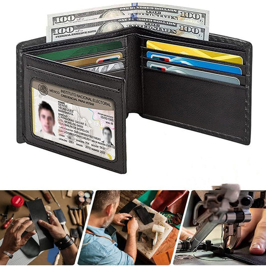 Men's Anti-magnetic Thin Wallet Special Carbon Fiber Multi Card Slot Wallet