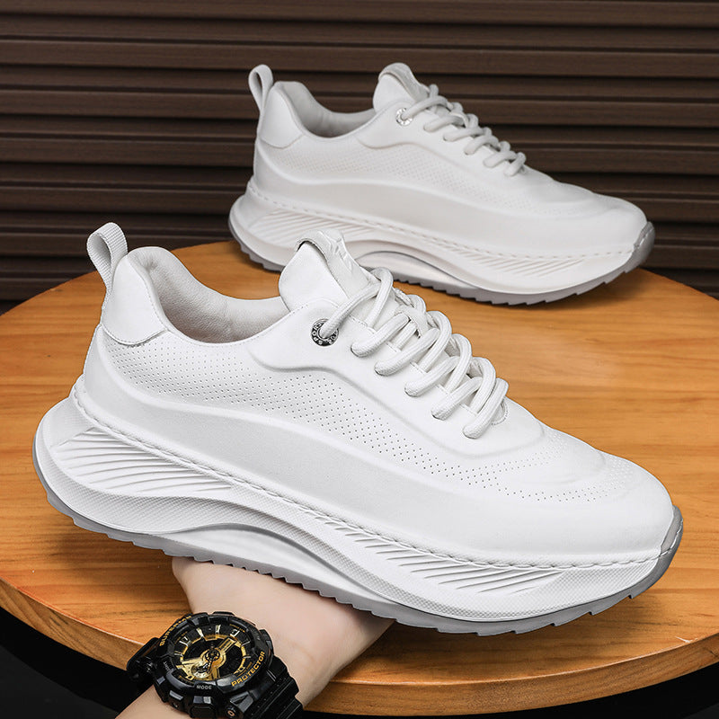 Men's Thick-soled Casual Breathable Sneakers-Lace-up